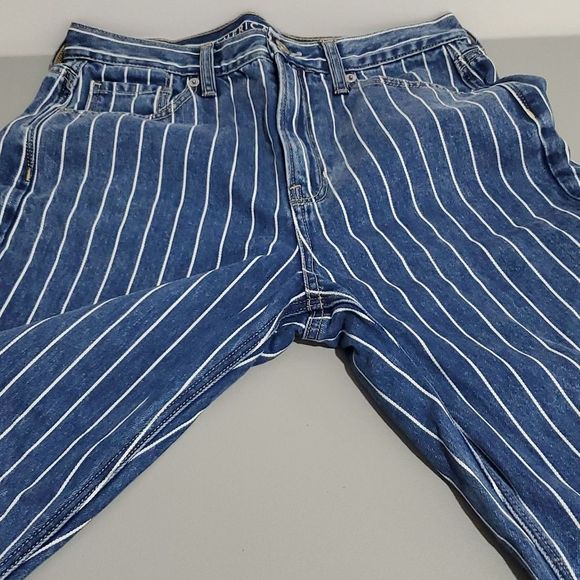 AMERICAN Eagle 29x29 striped high rise size 4 mom jeans - Picture 5 of 7